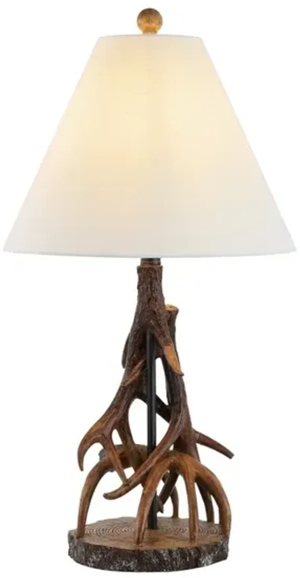 Cabell Farmhouse Rustic Iron LED Table Lamp