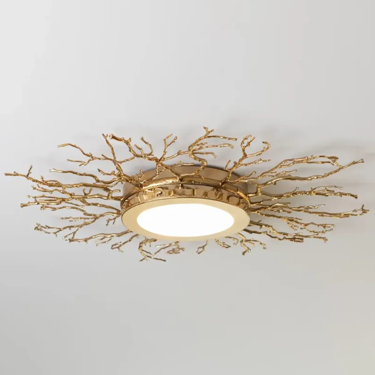 Twig Ceiling Fixture-Brass