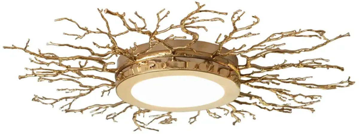 Twig Ceiling Fixture-Brass