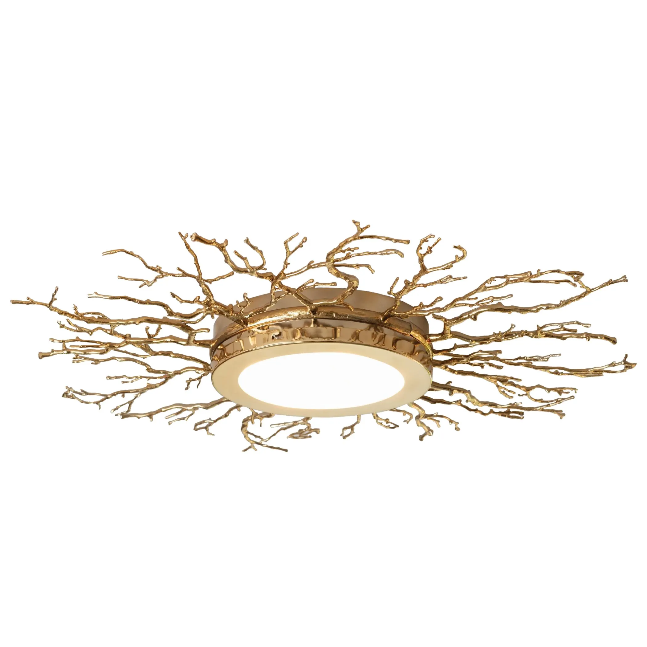 Twig Ceiling Fixture-Brass