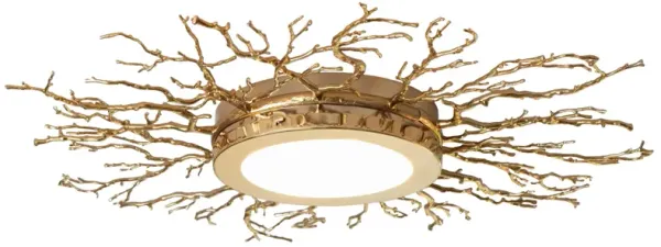Twig Ceiling Fixture-Brass