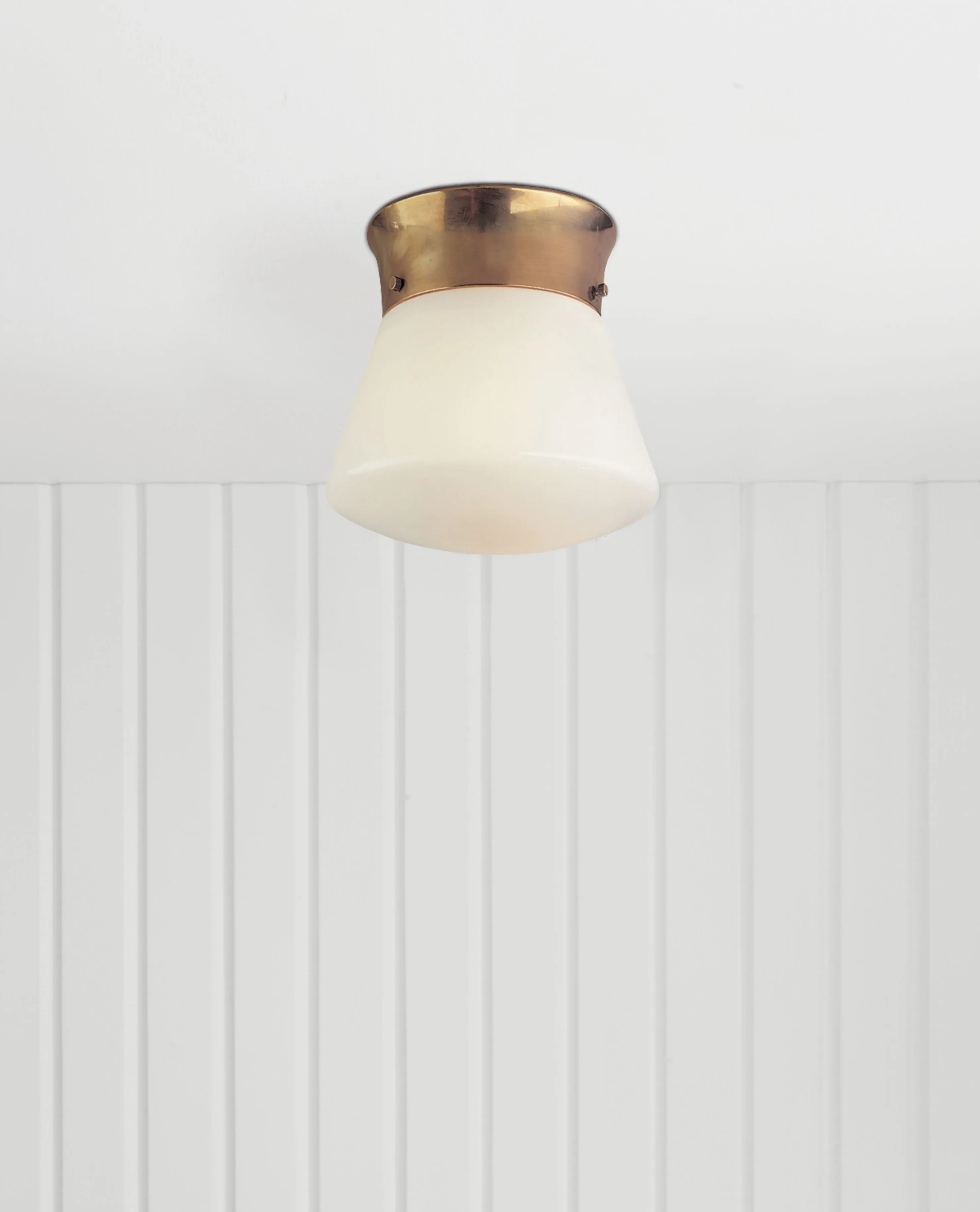 Perry Street Ceiling Light in Antique Brass