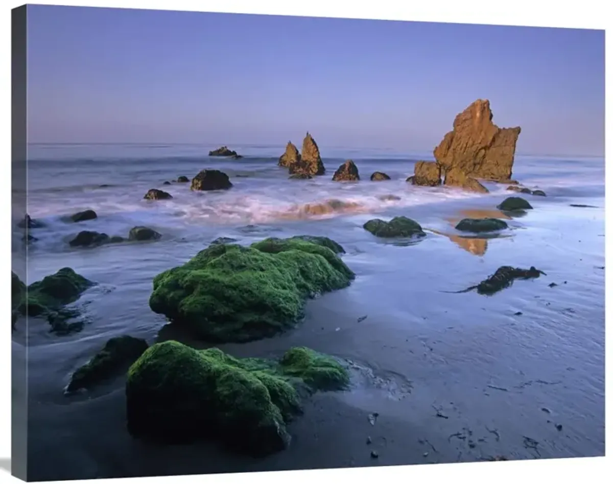 Seastacks on El Matador State Beach, Malibu, California-Canvas Art-35x28