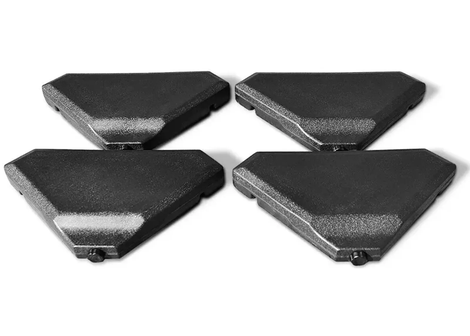 4 Pieces 195 lbs Patio Cantilever Offset Umbrella Base Weight Sand