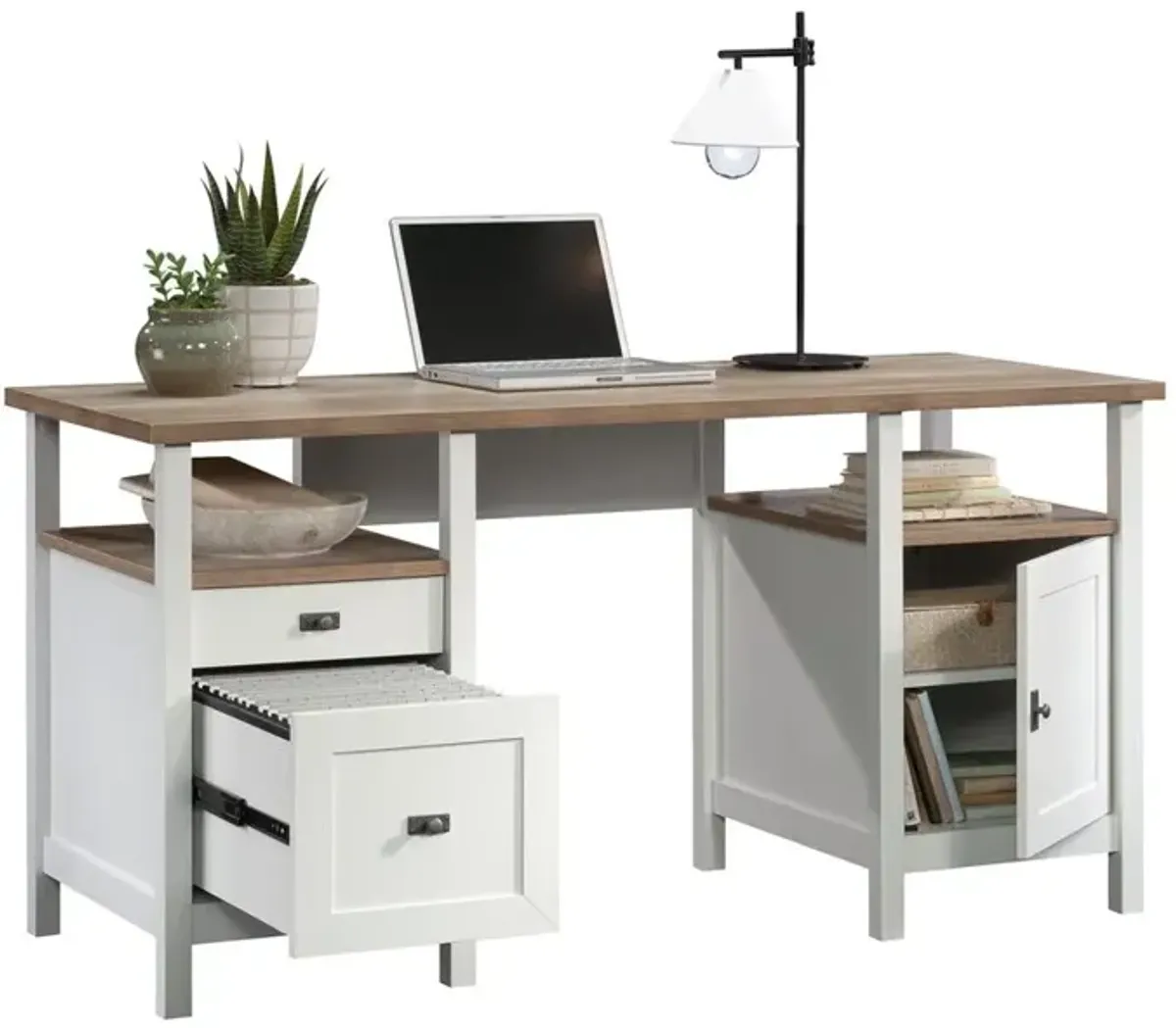 Sauder Cottage Road Desk Wh