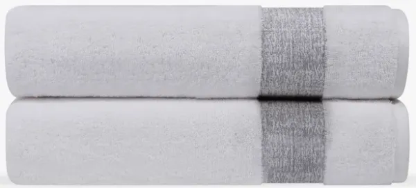 Pera 2 pcs Turkish Bath Sheet Towels Set
