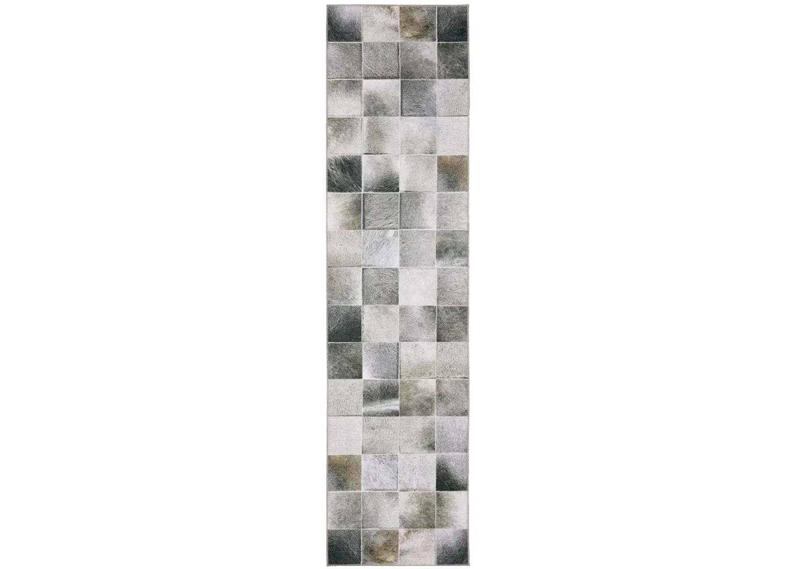 Myers Park 2' x 8' Grey Rug