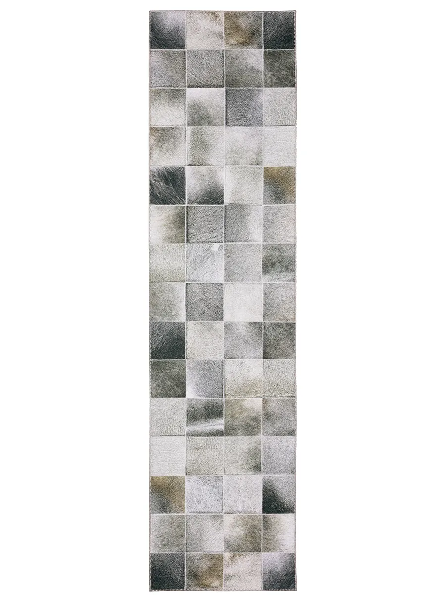 Myers Park 2' x 8' Grey Rug