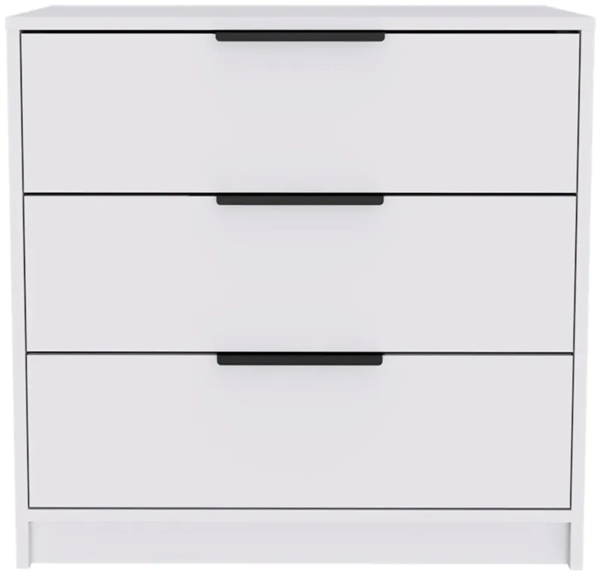 Kaia 3 Drawers Dresser, Superior Top -Smokey Oak / White