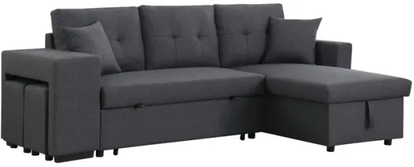 Streamdale Dennis Reversible Sleeper Sectional with Storage and Accessories