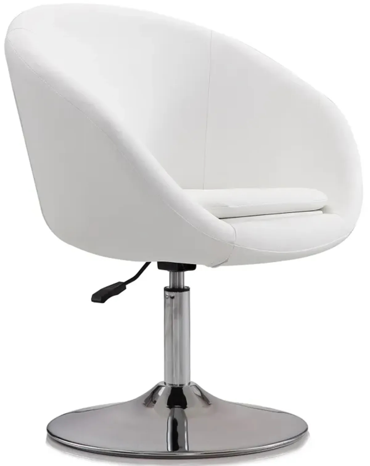 Hopper White Swivel Accent Chairs (Set of 2)