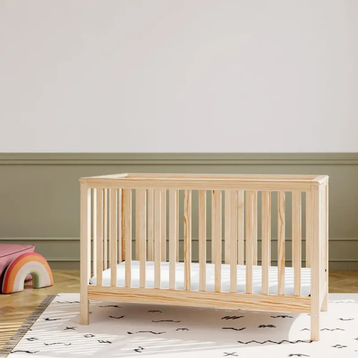 Storkcraft Hillcrest 4-in-1 Convertible Crib - Natural