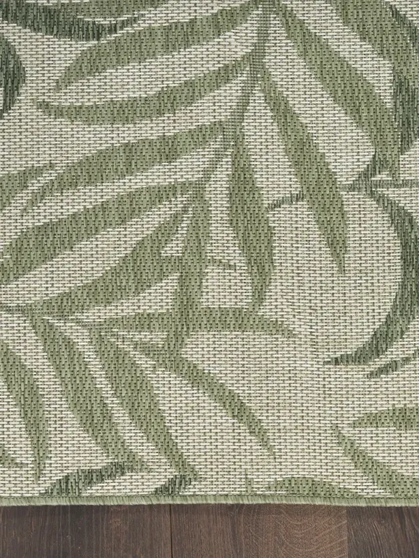 Garden Oasis GOA01 Ivory/Green 10' x 14' Rug