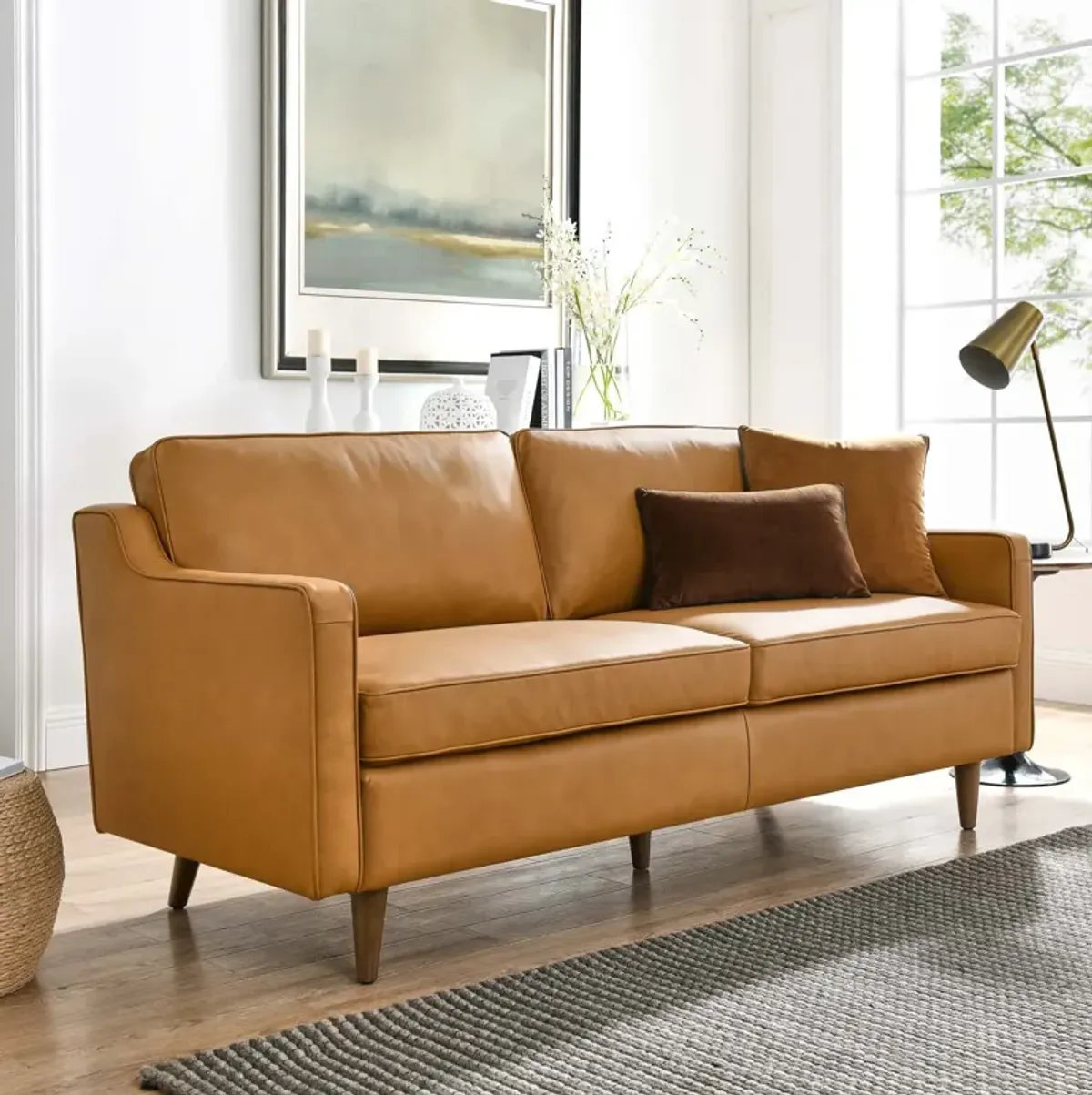 Impart Genuine Leather Sofa