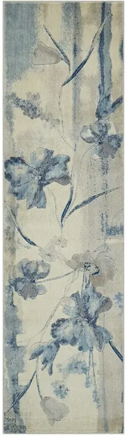 Ivory/Blue color