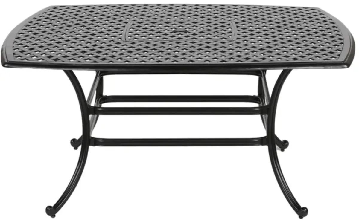 Outdoor Cast Aluminum Dining Table