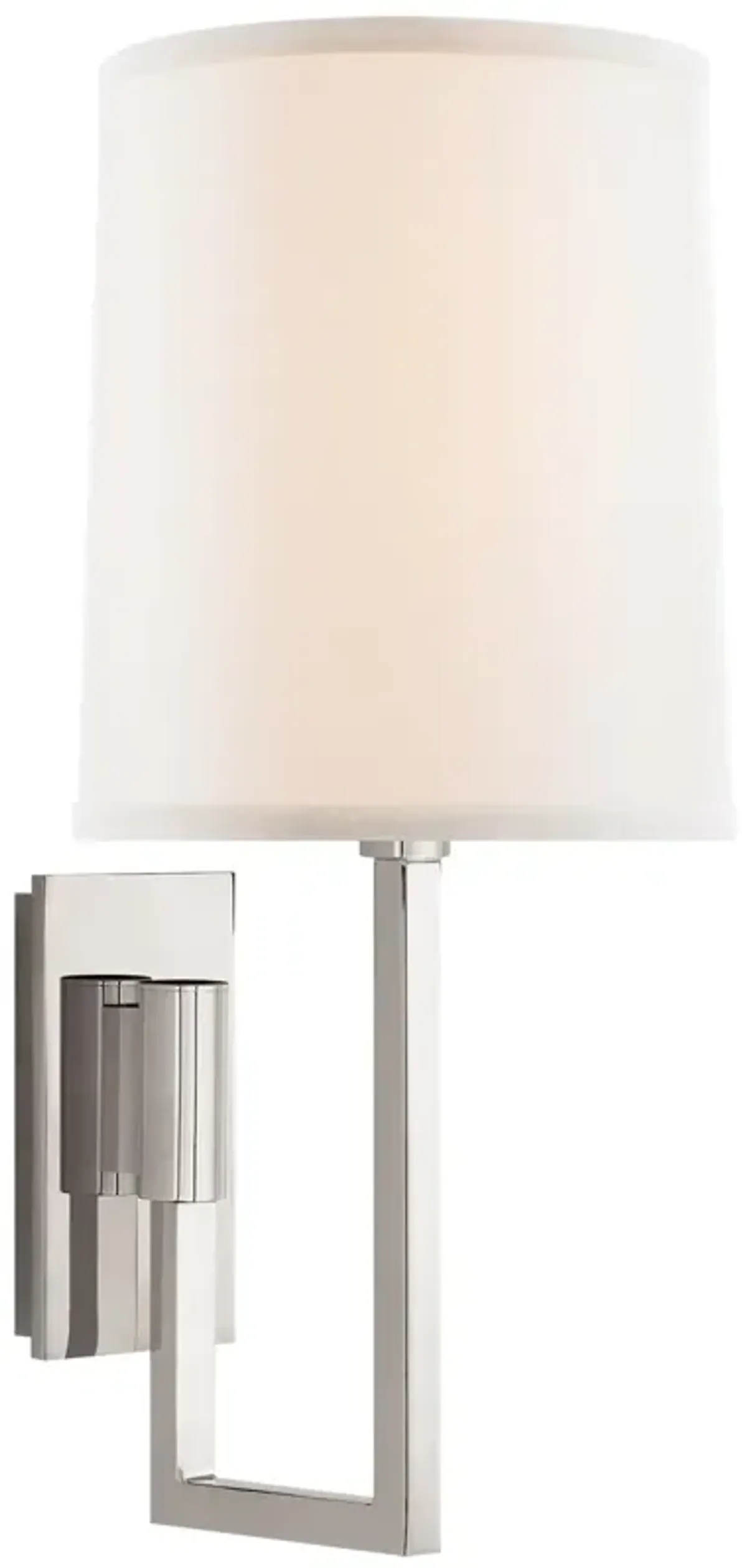 Aspect Library Sconce in Polished Nickel