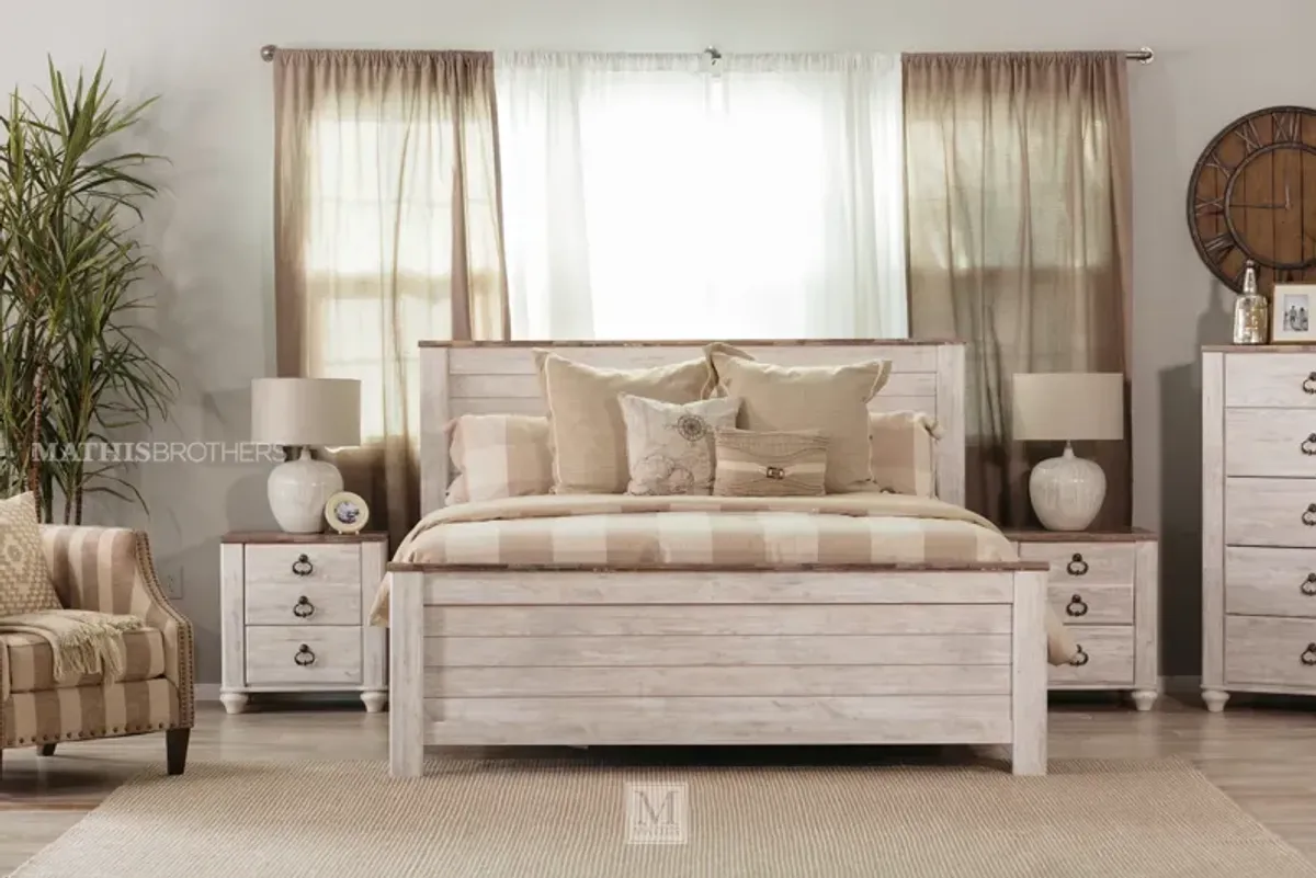 Willowton King Panel Bed