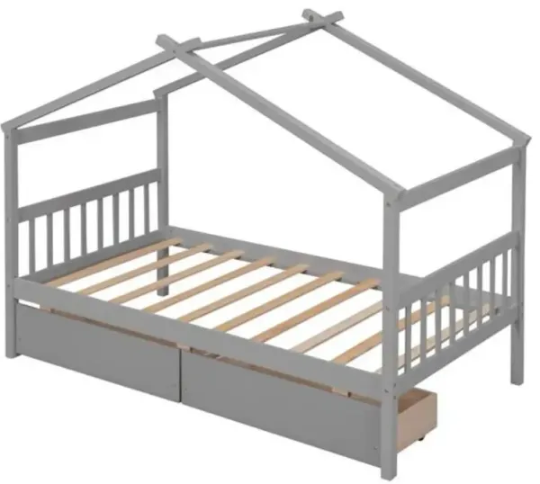 House Bed with Drawers for Cozy Sleep and Smart Storage Solutions