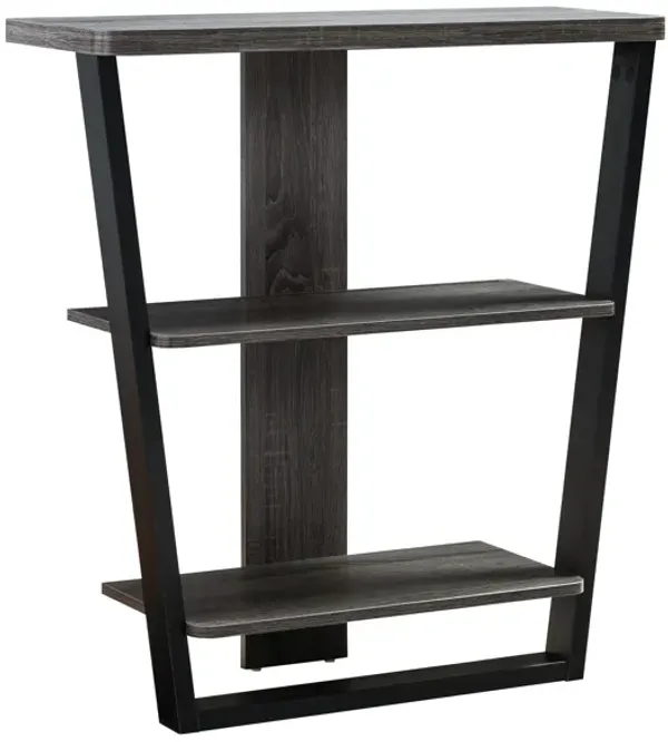 Console Distressed Grey Black