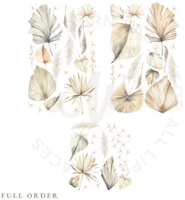 Bohemian Palm Wall Decals