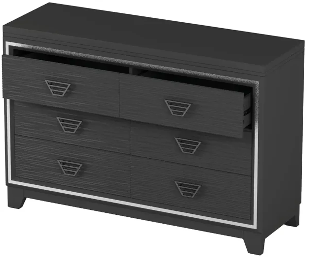 Merax Elegant Dresser Cabinet with 6 Drawers