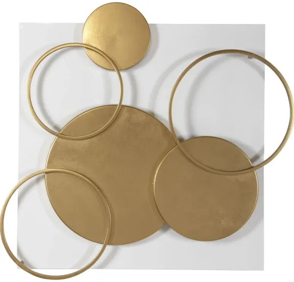 Adagio Golden Disk Wall Art