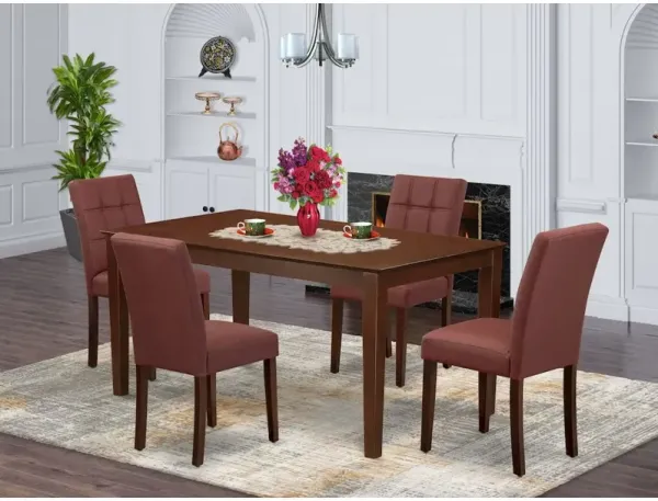 5 Piece Mid Century Dining Set contain A Dining Table