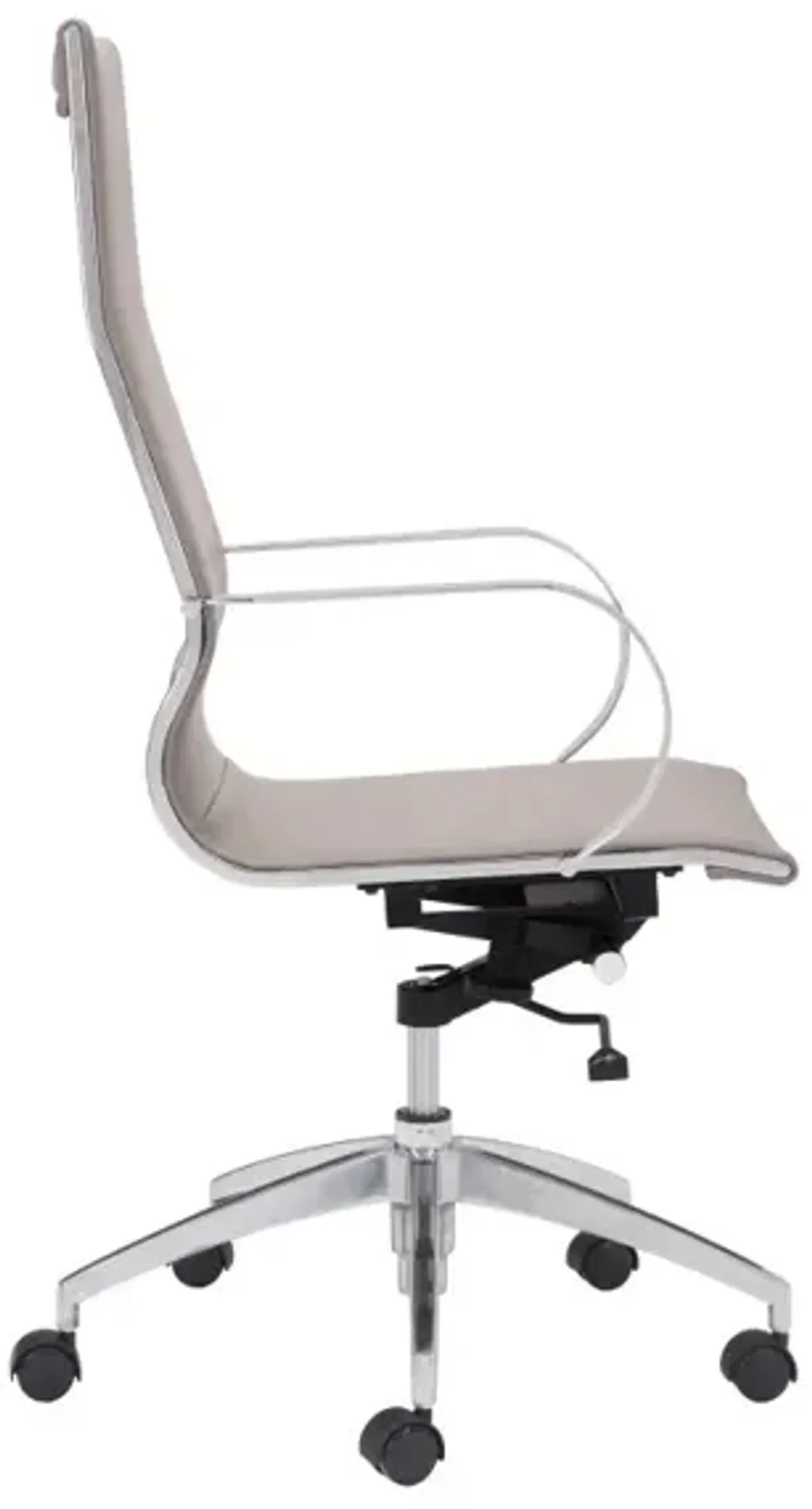 Glider High Back Office Chair Taupe