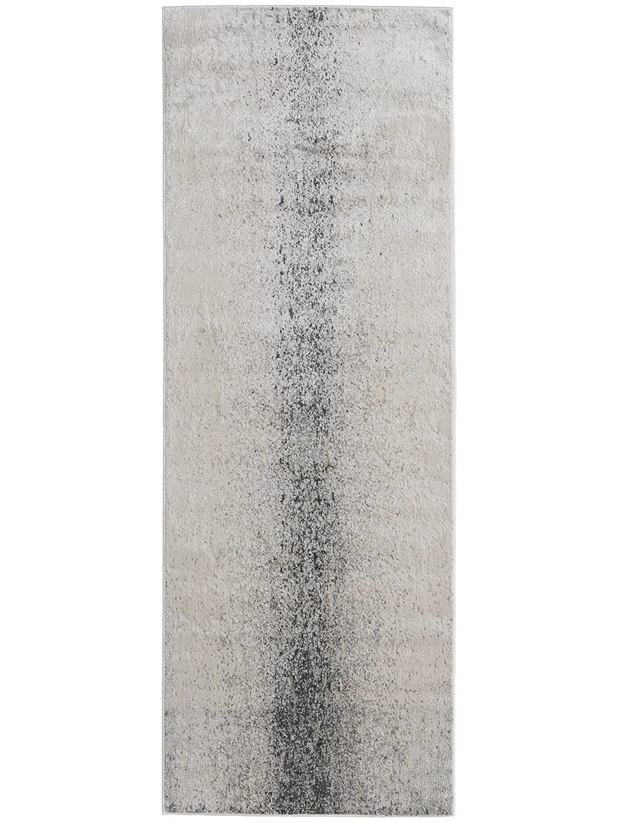 Astra 39L2F Ivory/Gray/Black 2'10" x 7'10" Rug