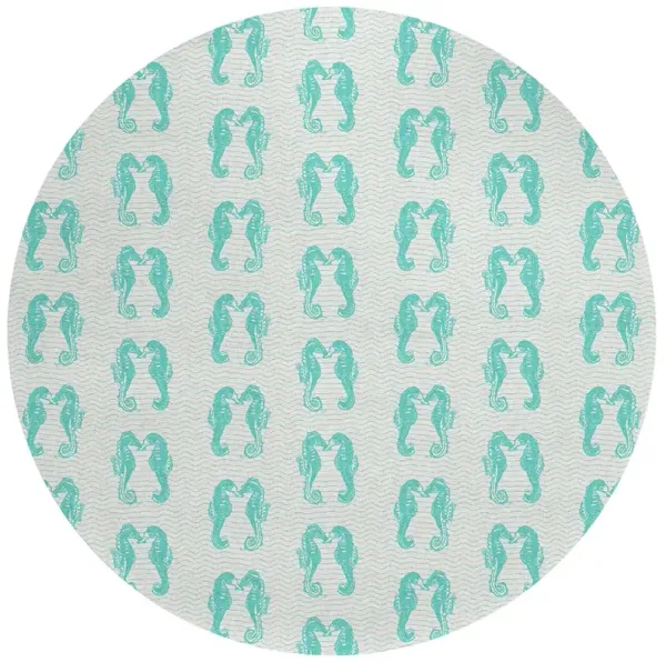 Seabreeze SZ15 Teal 8' Rug
