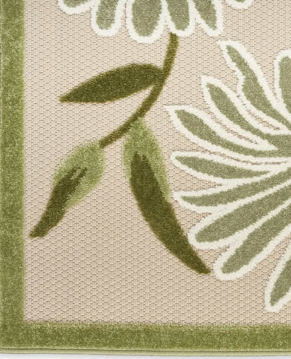 Aloha ALH33 Ivory/Green 12' x 15' Rug