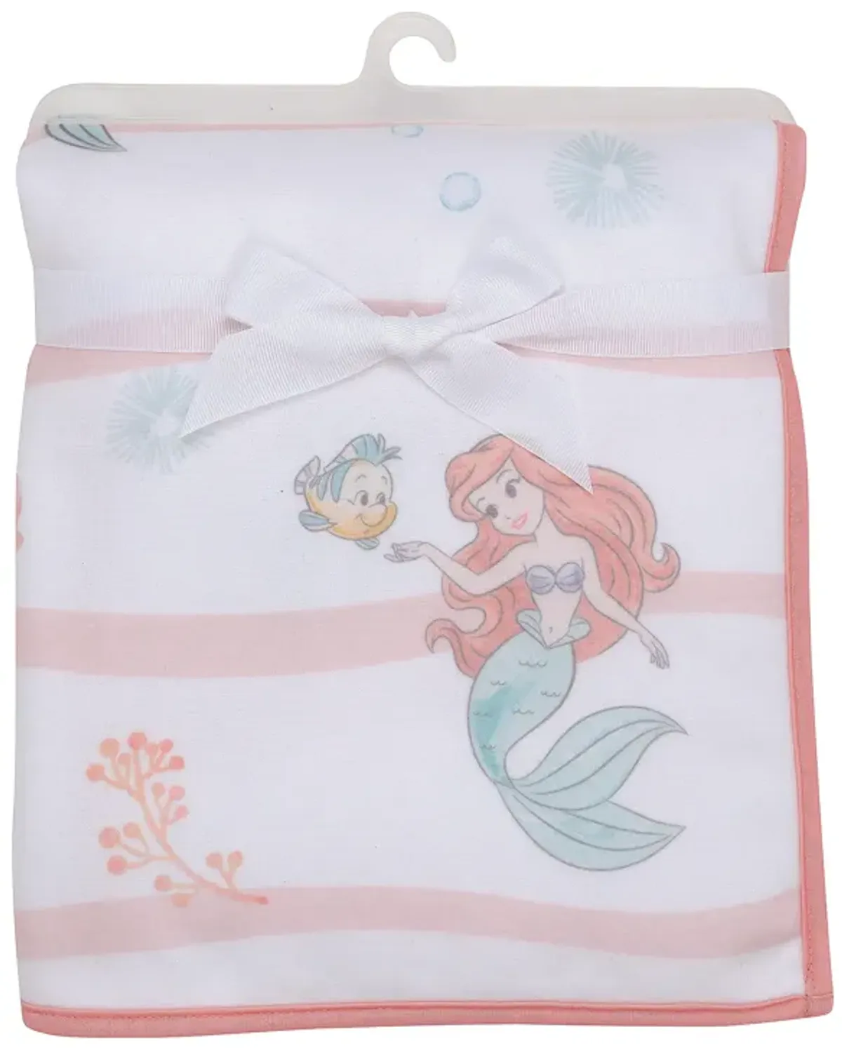 Bedtime Originals Disney Baby The Little Mermaid White Baby Blanket - Ariel