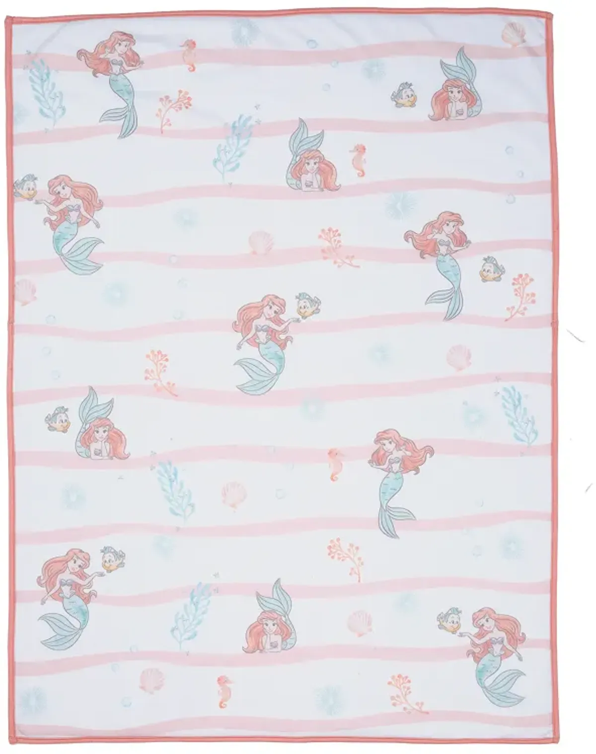 Bedtime Originals Disney Baby The Little Mermaid White Baby Blanket - Ariel