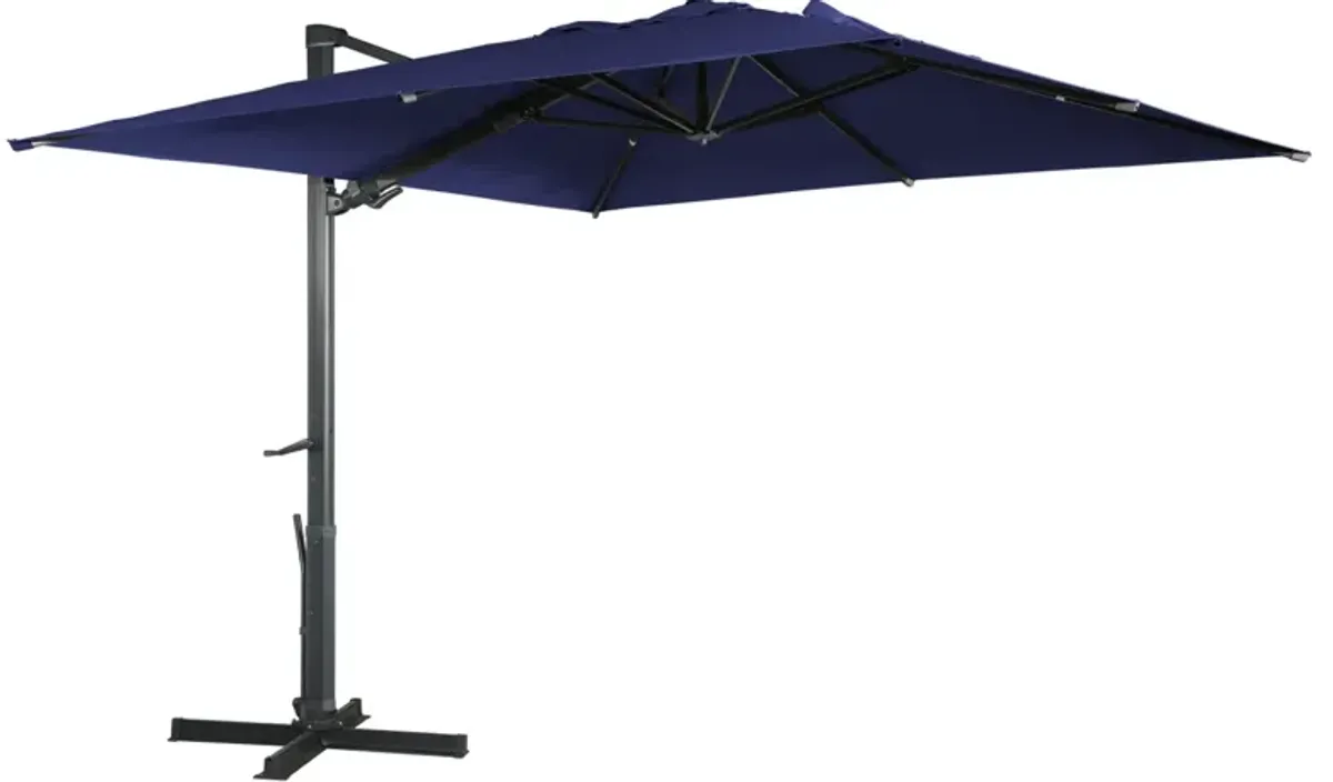 MONDAWE 10ft Square Cantilever Patio Umbrella for Outdoor Shade