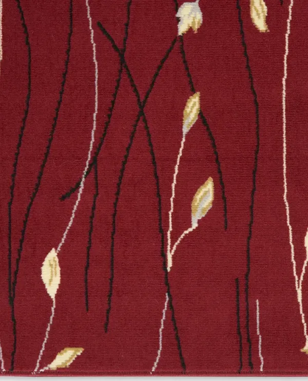 Grafix GRF15 Red 7'10" x 9'10" Rug