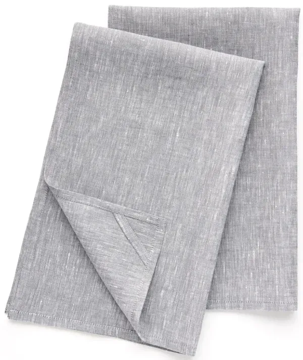 Solino Home 100% Pure Linen Kitchen Towels 17 x 26 Inch Set of 2 - Kitchen Linen