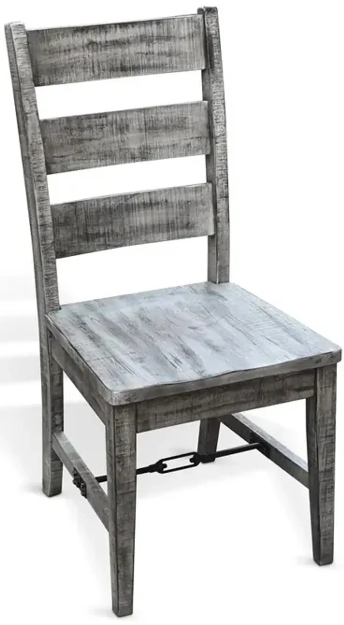 Sunny Designs Alpine Ladderback Chair with Turnbuckle, Wood Seat