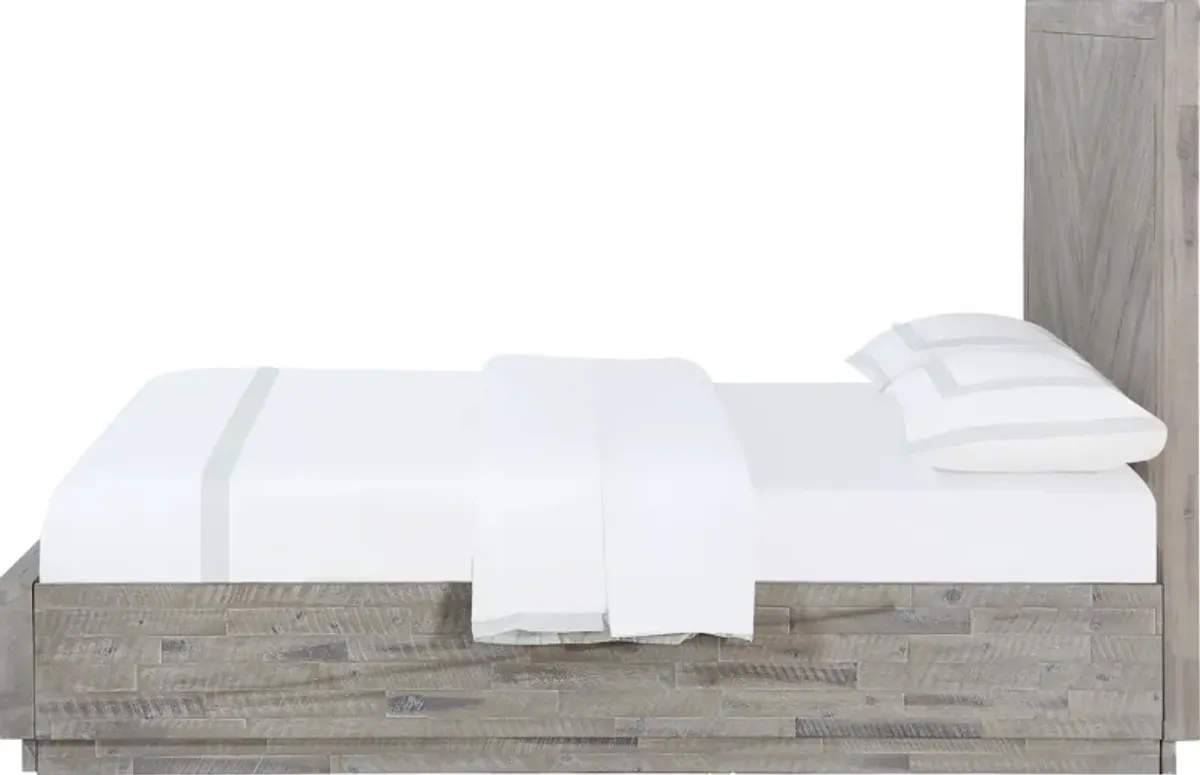 Alexandra Solid Wood King Platform Bed