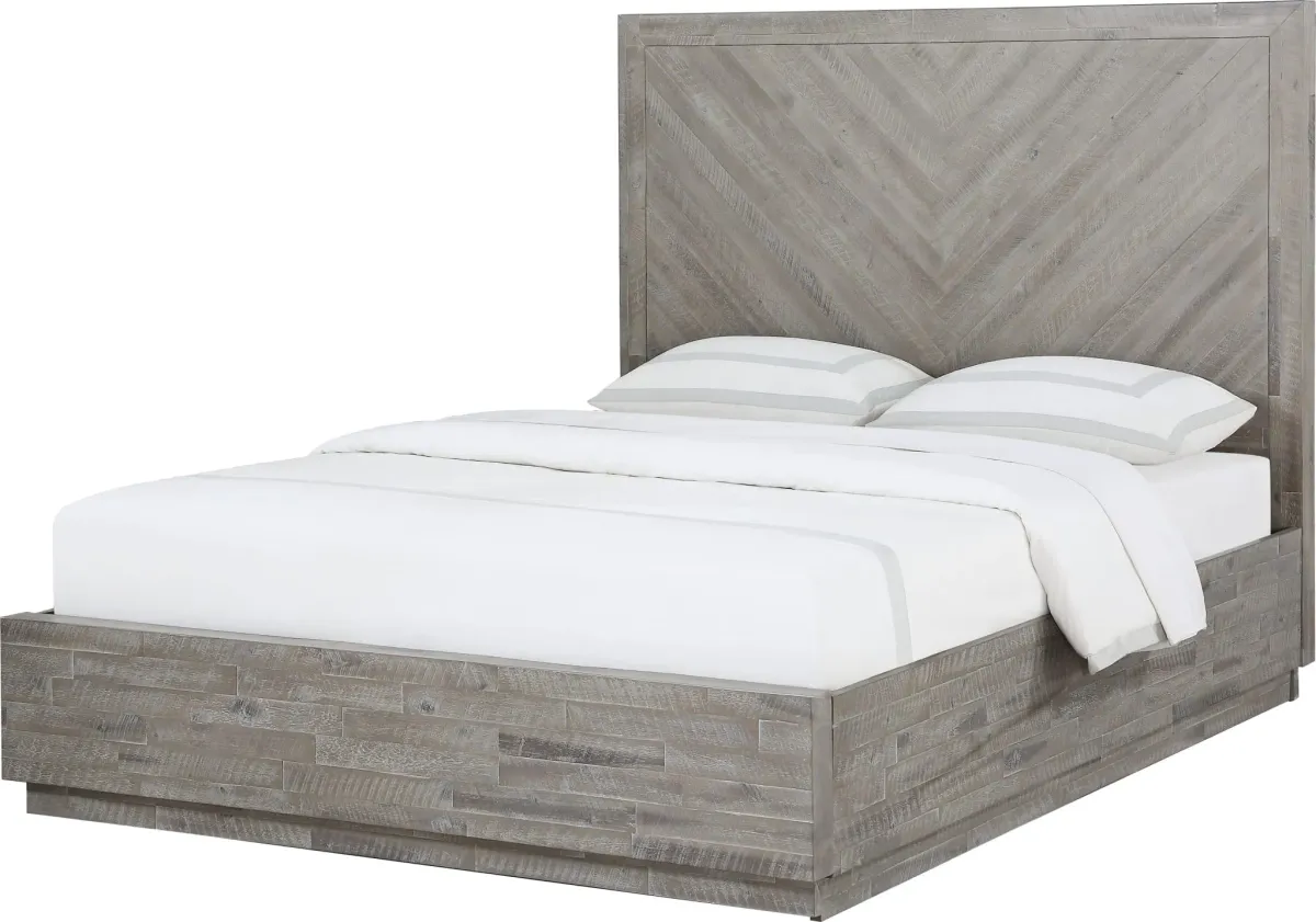 Alexandra Solid Wood King Platform Bed