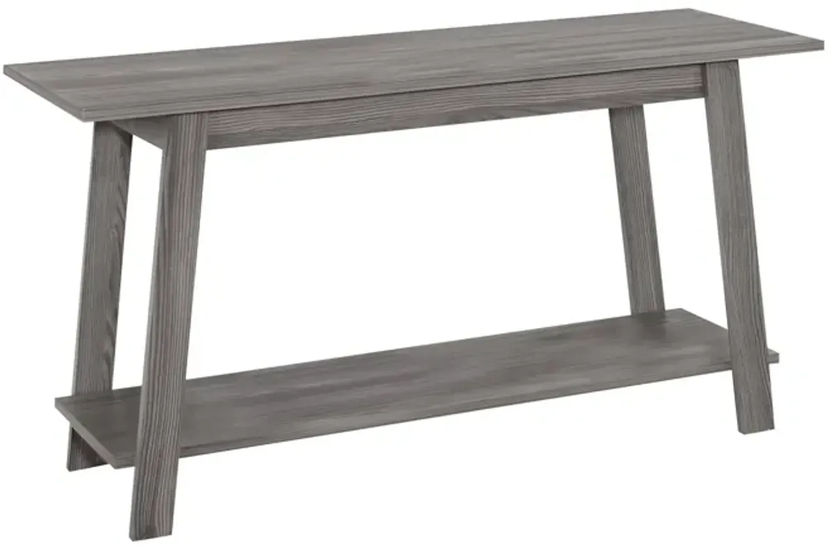 Monarch Specialties I 2737 Tv Stand, 42 Inch, Console, Media Entertainment Center, Storage Shelves, Living Room, Bedroom, Laminate, Grey, Contemporary, Modern