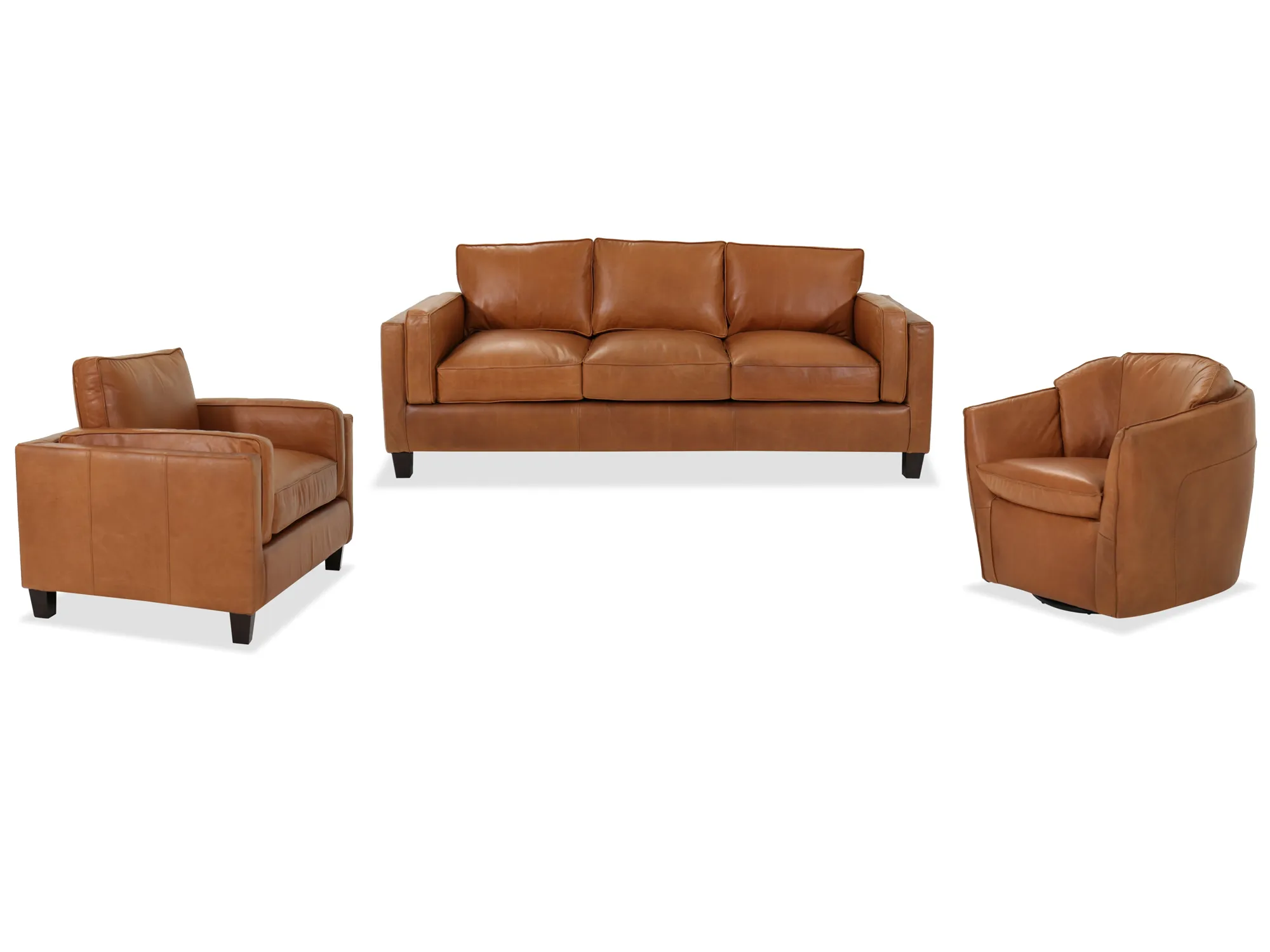 Buttersoft 3 Piece Living Set