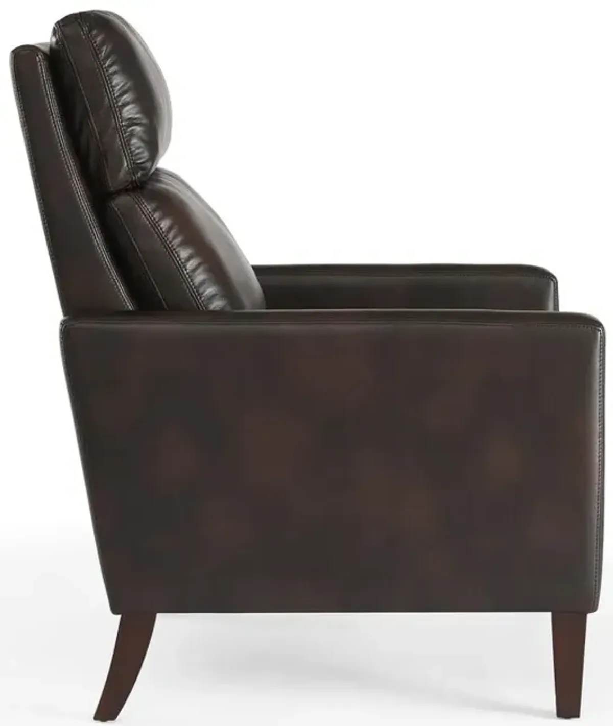 Comfort Pointe Vicente Burnished Brown Faux Leather Push Back Recliner