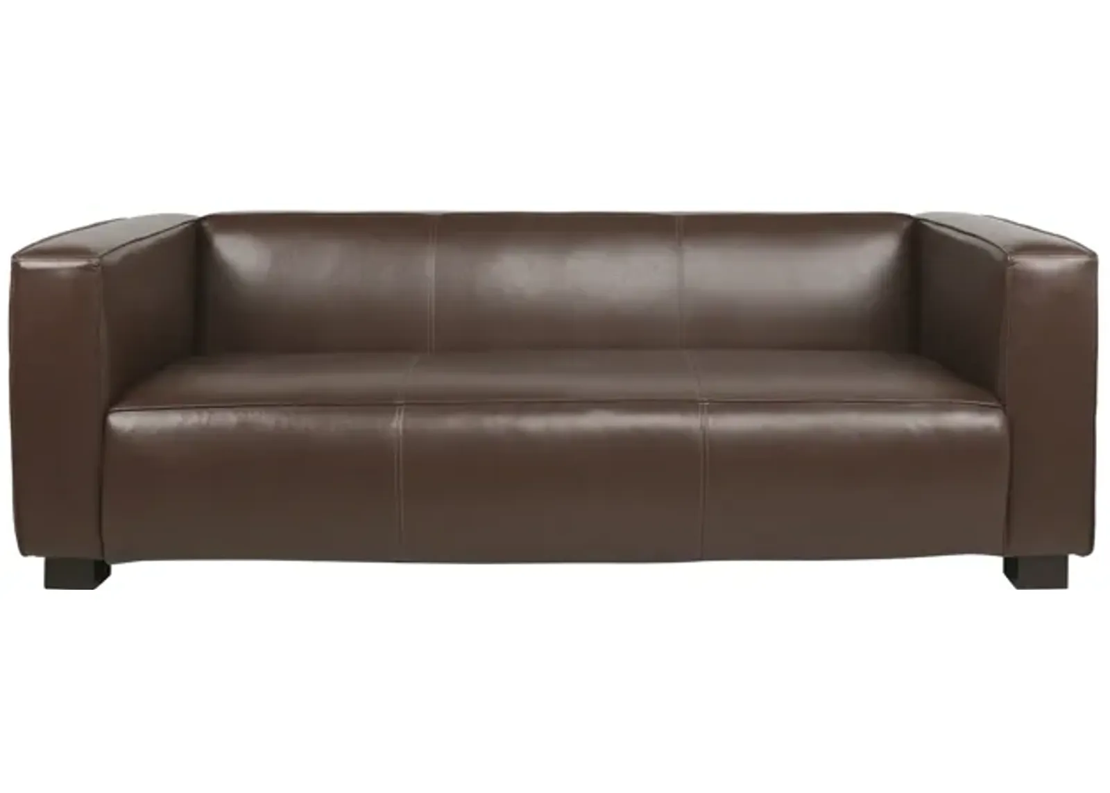 Merax Mid Century PU Leather Sofa Couch