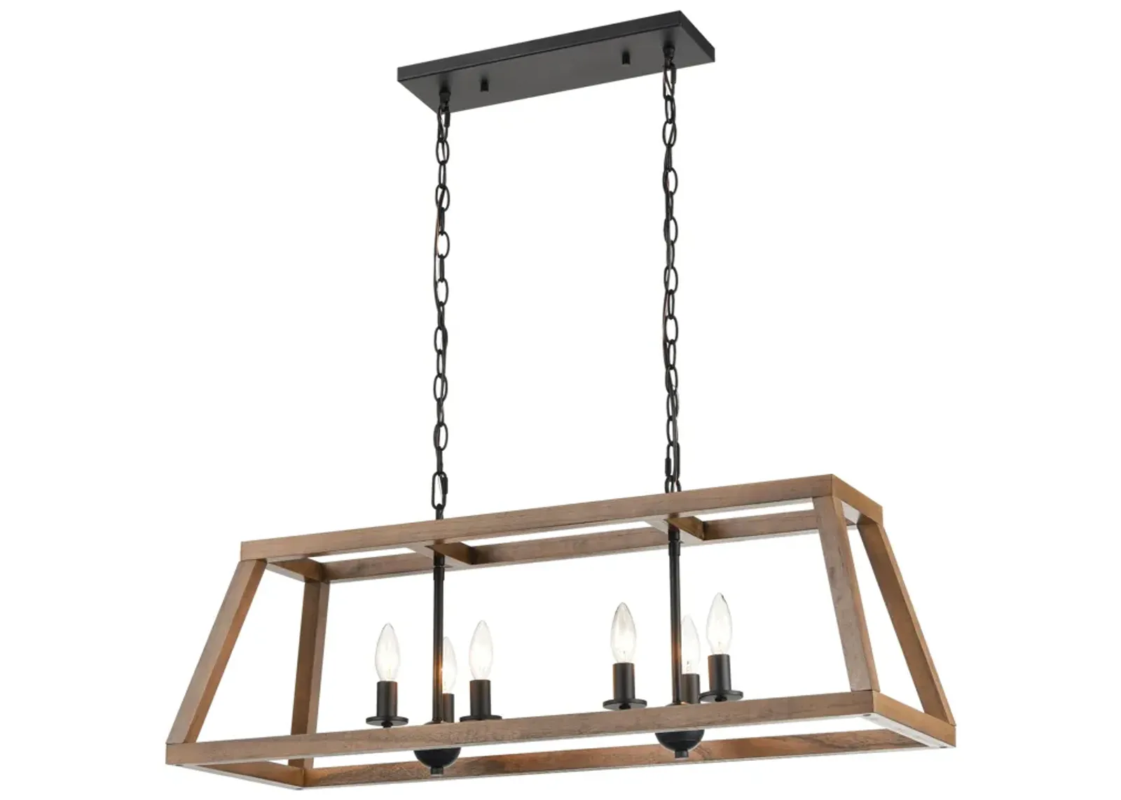 Barrow 36" Wide 6-Light Chandelier