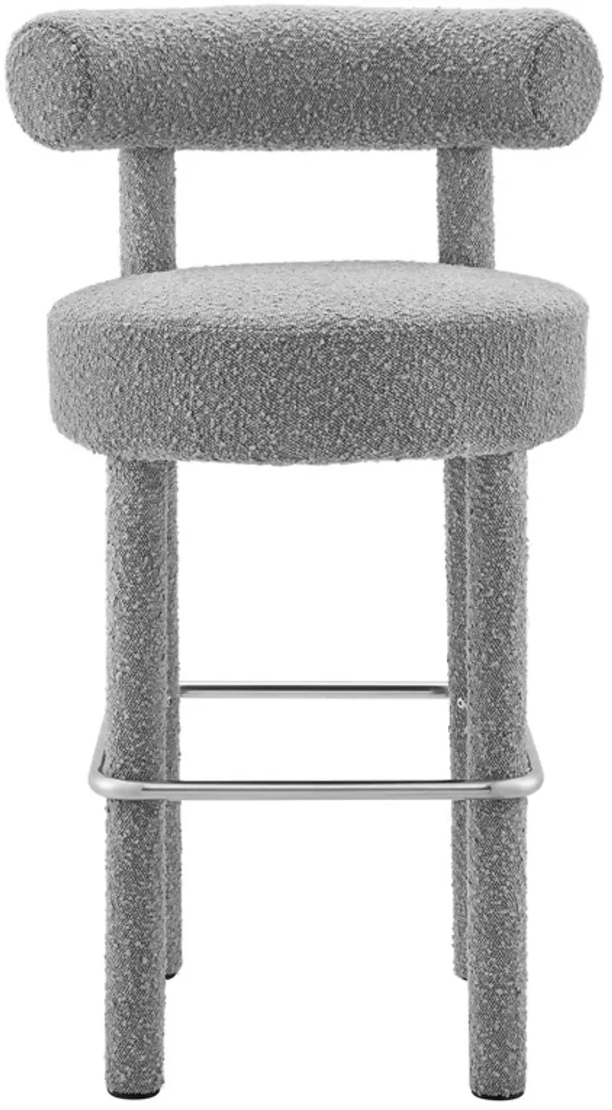 Toulouse Boucle Fabric Bar Stool