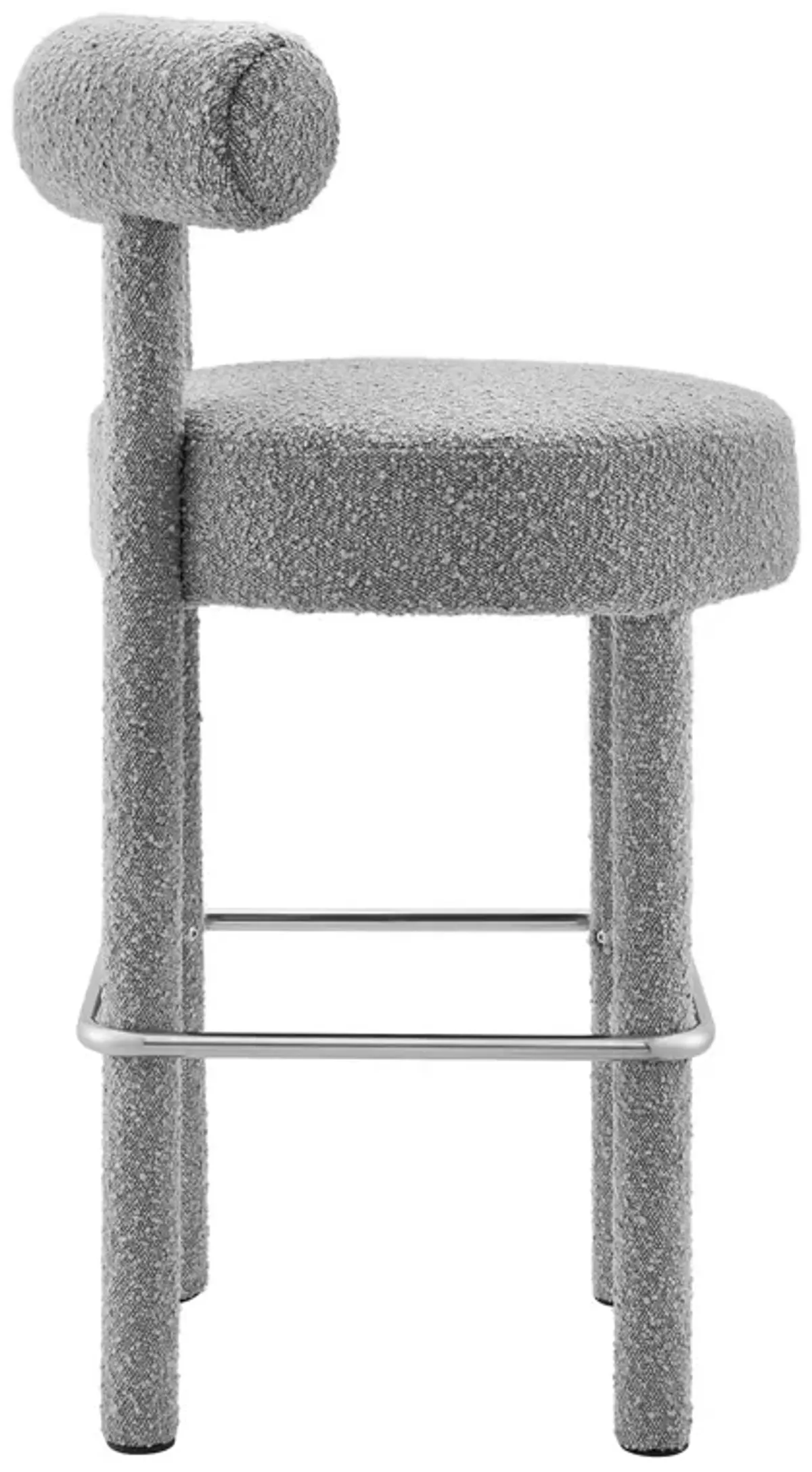 Toulouse Boucle Fabric Bar Stool