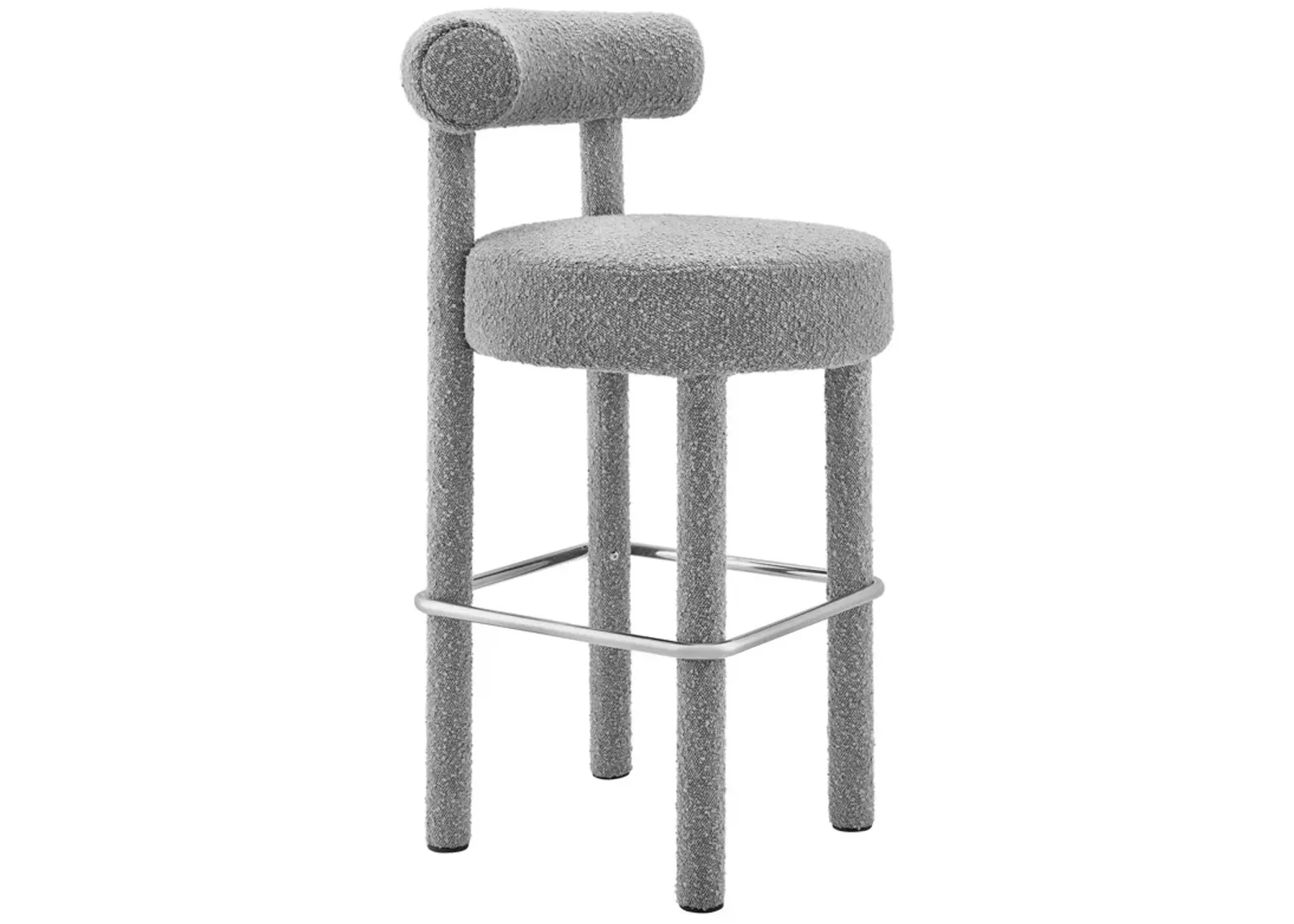 Toulouse Boucle Fabric Bar Stool