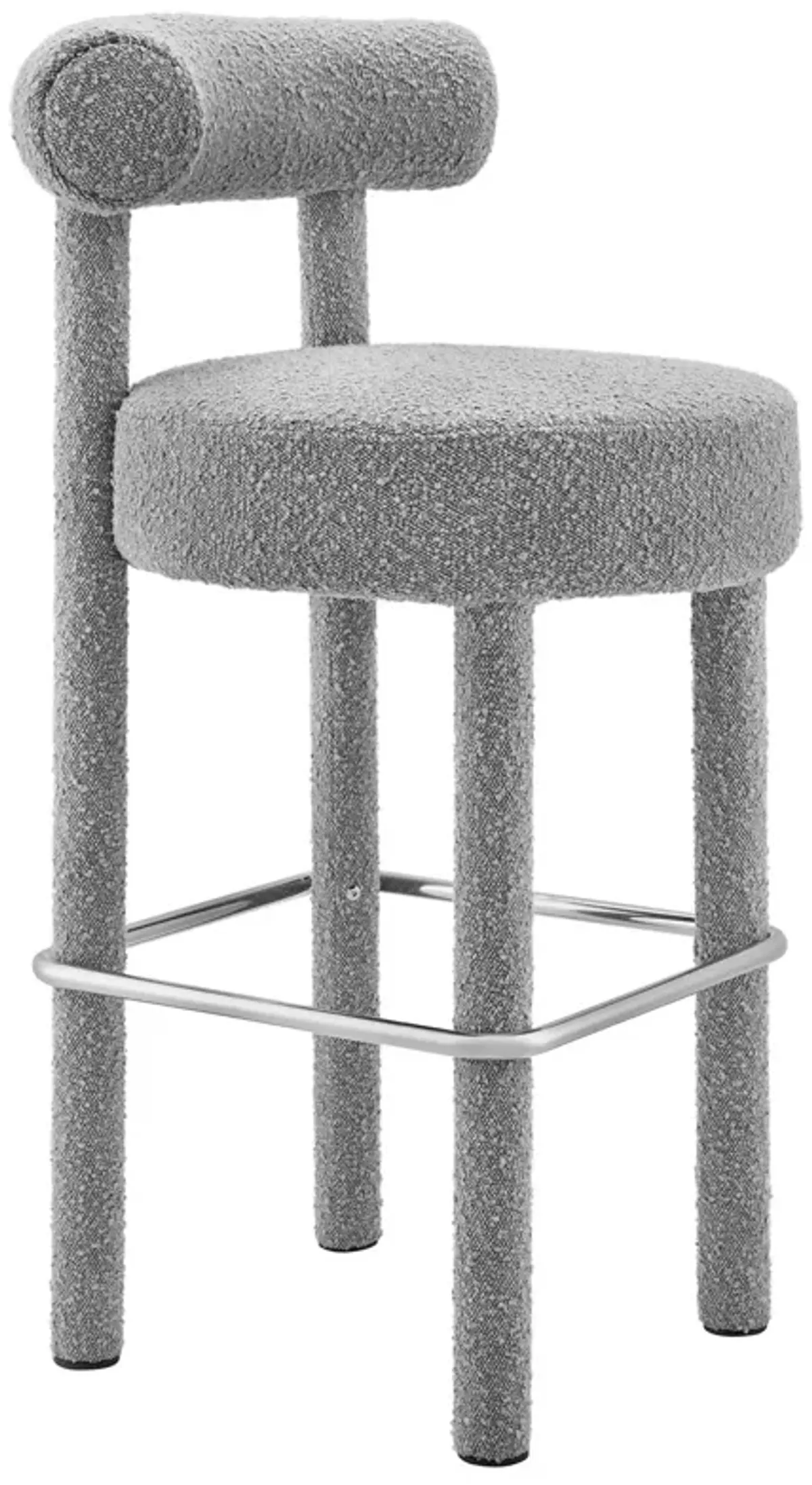 Toulouse Boucle Fabric Bar Stool