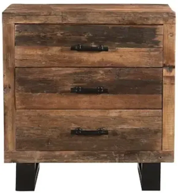 Taran Designs Hartley 3-drawer Solid Wood Nightstand